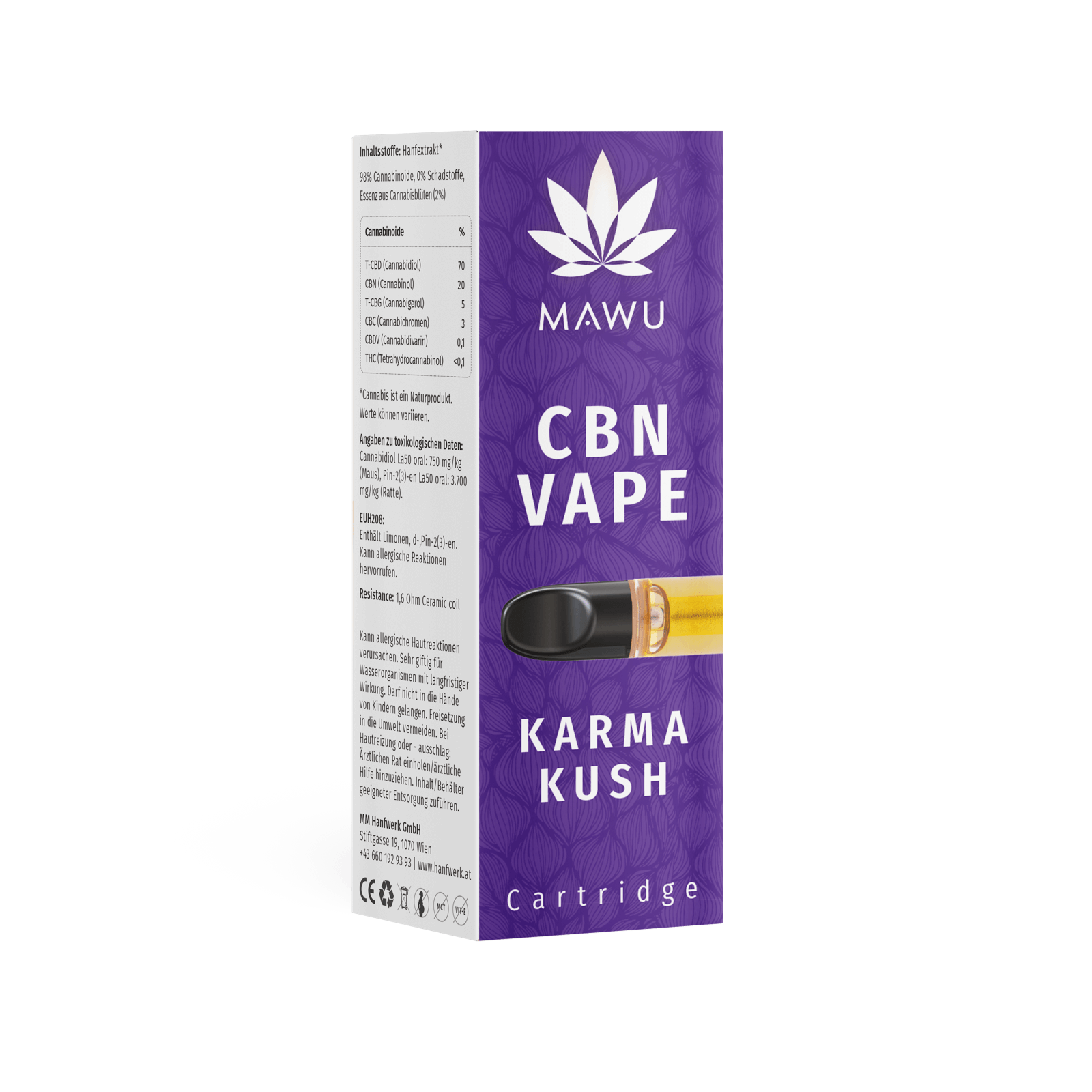 Premium High | CBN Vape Kartusche Karma Kush Premium High | CBN Vape Kartusche Karma Kush