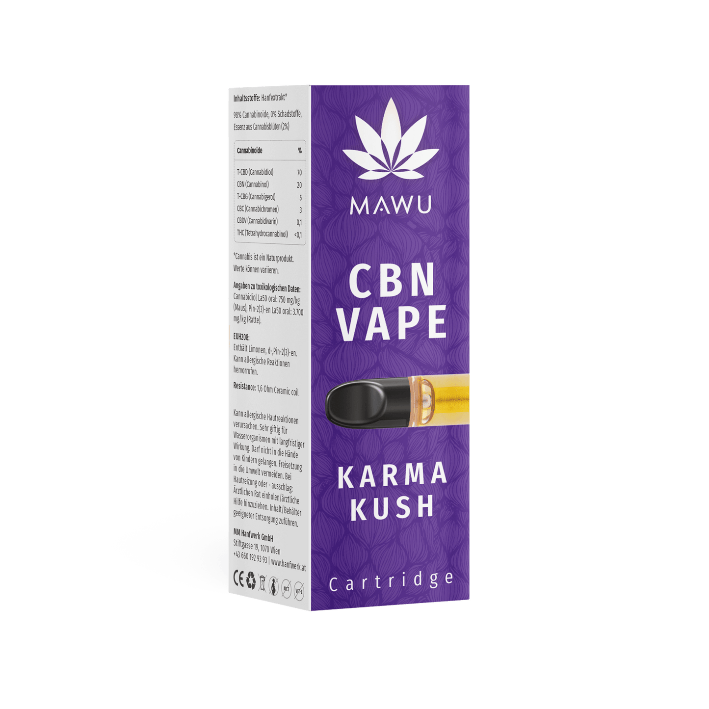 CBN Vape Kartusche Karma Kush 1ml